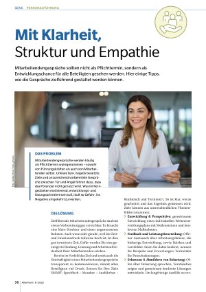 Vorschauseite 1: Mit Klarheit, Struktur und Empathie