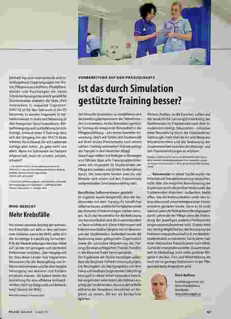 Vorschauseite 1: Ist das durch Simulation gestützte Training besser?