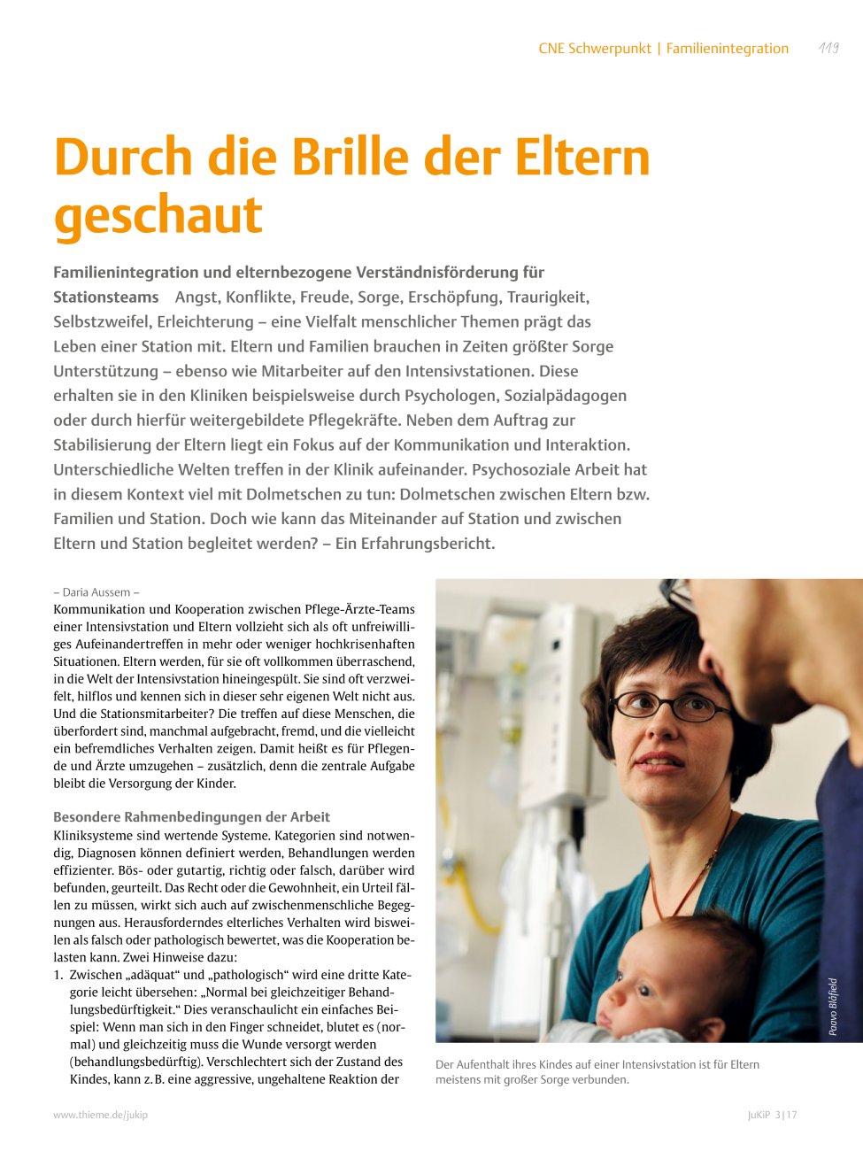 Vorschauseite 1: Durch die Brille der Eltern geschaut