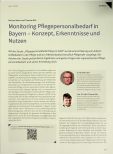 Vorschauseite 1: Monitoring Pflegepersonalbedarf in Bayern - Konzept, Erkenntnisse und Nutzen