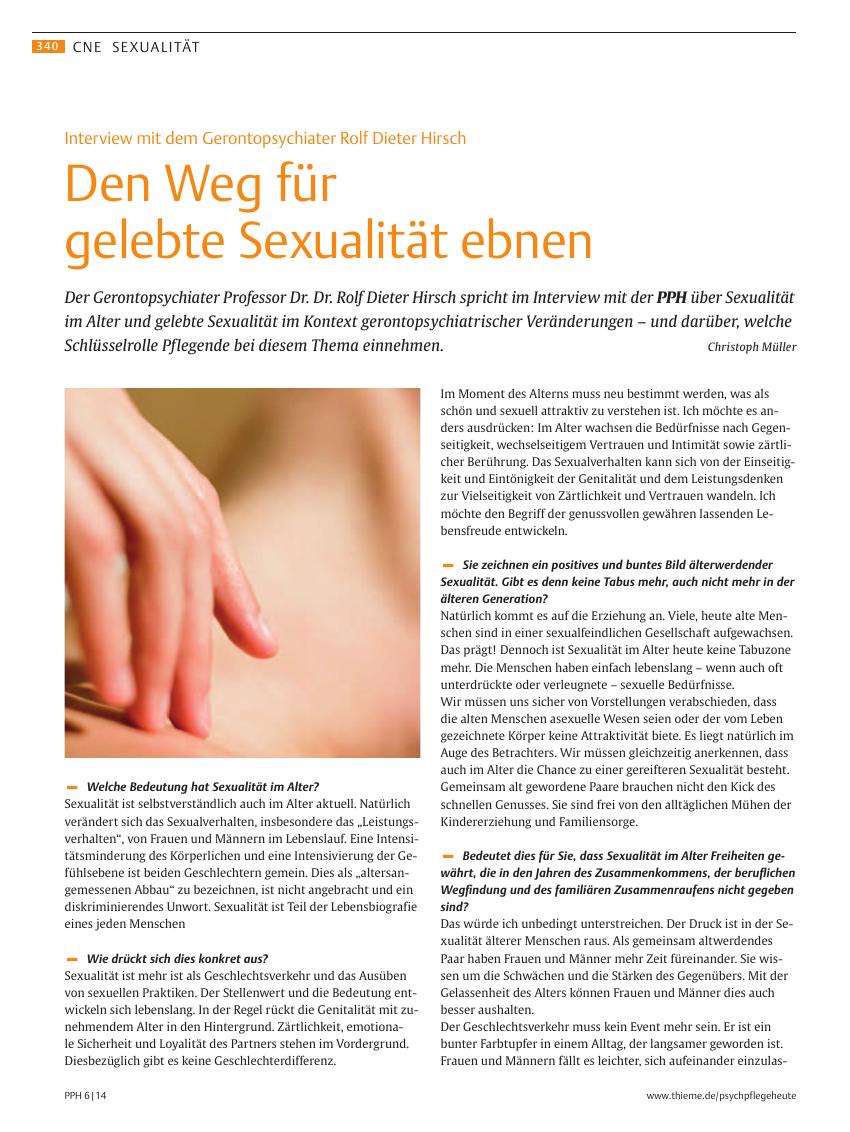 Vorschauseite 1: Den Weg für gelebte Sexualität ebnen