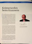 Vorschauseite 1: Krämerseelen beim Knausern