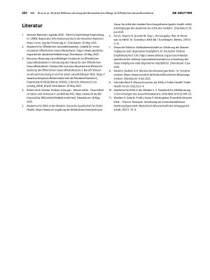 Vorschauseite 3: Ethische Reflexion als integraler Bestandteil des Alltags im Öffentlichen Gesundheitsdienst