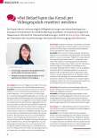 Vorschauseite 1: »Bei Bedarf kann das Konsil per Videogespräch erweitert werden.«