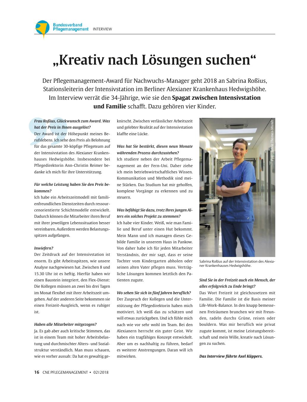 Vorschauseite 1: ?Kreativ nach Lösungen suchen?