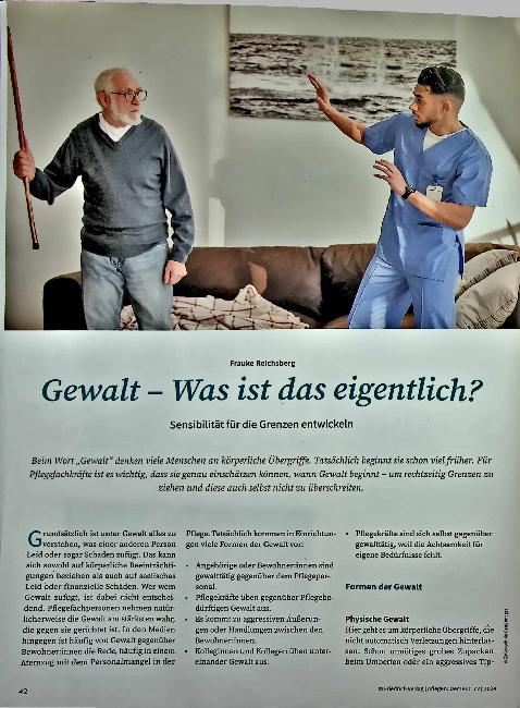 Vorschauseite 1: Gewalt - Was ist das eigentlich? Sensibilität für die Grenzen entwickeln