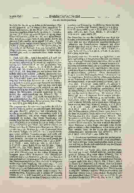 Vorschauseite 5: Aus der Rechtsprechung