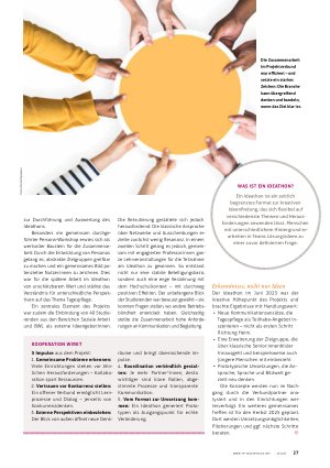 Vorschauseite 2: Projekt Ideathon – im Verbund geht’s besser