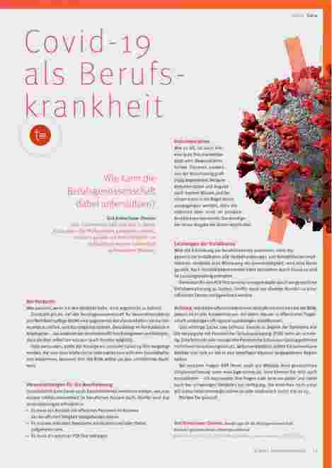 Vorschauseite 1: Covid-19 als Berufskrankheit