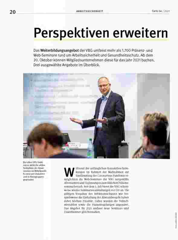 Vorschauseite 1: Perspektiven erweitern