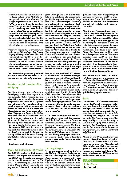 Vorschauseite 2: „Mithörende“ KI-basierte Dokumentationstools aus rechtlicher Sicht