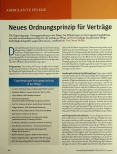 Vorschauseite 1: Neues Ordnungsprinzip für Verträge