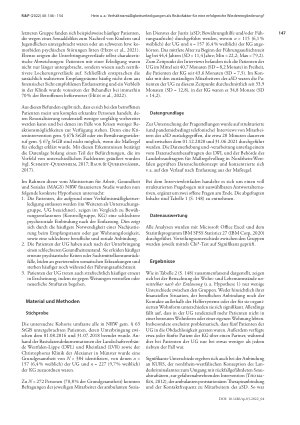 Vorschauseite 2: Verhältnismäßigkeitserledigungen gem. § 67d Abs. 6 StGB als Risikofaktor für eine erfolgreiche Wiedereingliederung?