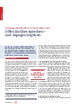 Vorschauseite 1: Gewalt gegen ältere Menschen: An einem Tabuthema rütteln. Offen darüber sprechen – und dagegen angehen.