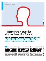 Vorschauseite 1: Fundierte Orientierung für den psychosozialen Bereich