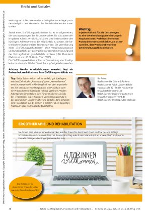 Vorschauseite 3: Hospitation, Praktikum und Probearbeit: Worin bestehen die Unterschiede?