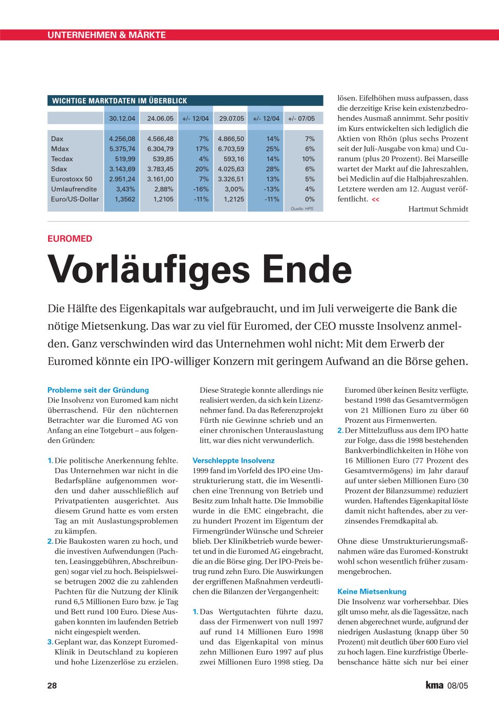 Vorschauseite 1: Vorläufiges Ende