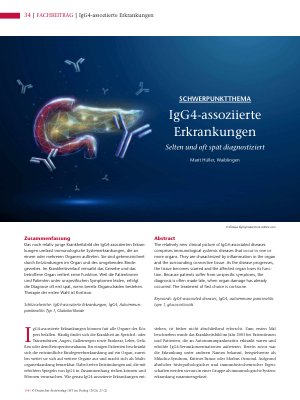 Vorschauseite 1: IgG4-assoziierte Erkrankungen Selten und oft spät diagnostiziert