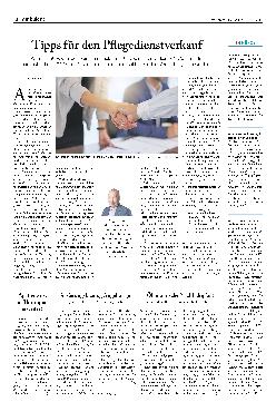 Vorschauseite 1: Tipps für den Pflegedienstverkauf