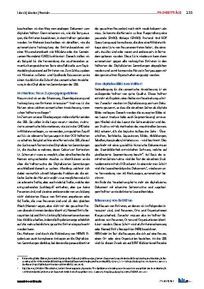Vorschauseite 2: Automatisierte semantische Anreicherung von historischen Texten: Erkennung und Verknüpfung von Entitäten mit Wikidata und Wikipedia