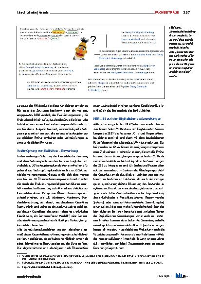 Vorschauseite 6: Automatisierte semantische Anreicherung von historischen Texten: Erkennung und Verknüpfung von Entitäten mit Wikidata und Wikipedia