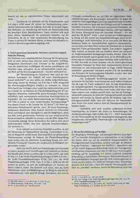 Vorschauseite 4: Die Praxisgemeinschaft als „faktische Gemeinschaftspraxis“ Zur Bestimmung des Anteils gemeinsam behandelter Patienten