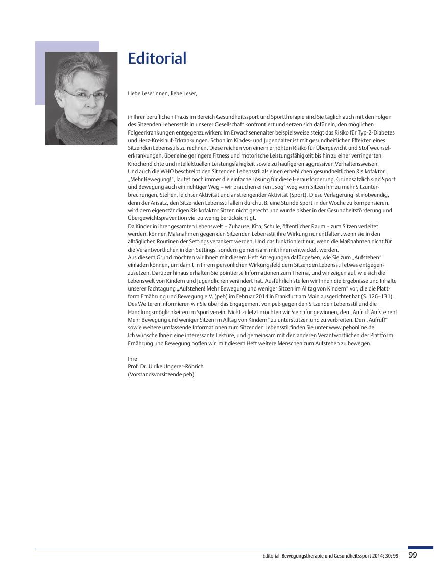 Vorschauseite 1: Editorial