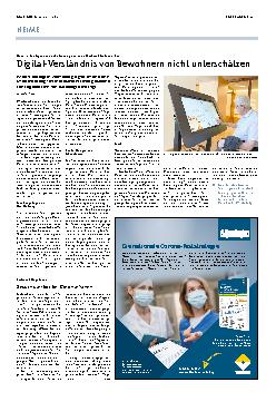 Vorschauseite 1: Digitales Verständnis von Bewohnern nicht unterschätzen