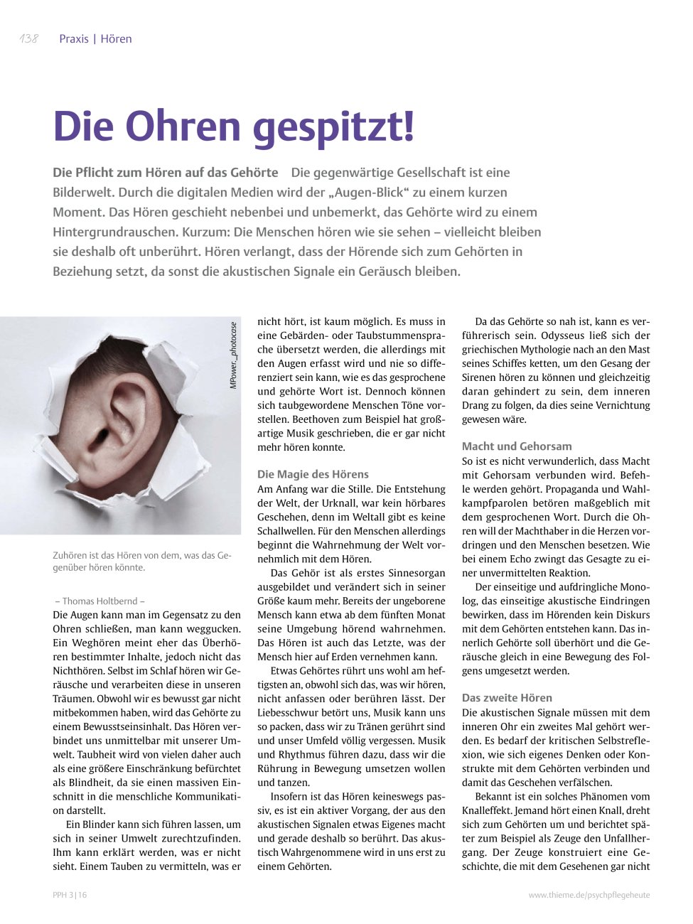 Vorschauseite 1: Die Ohren gespitzt!