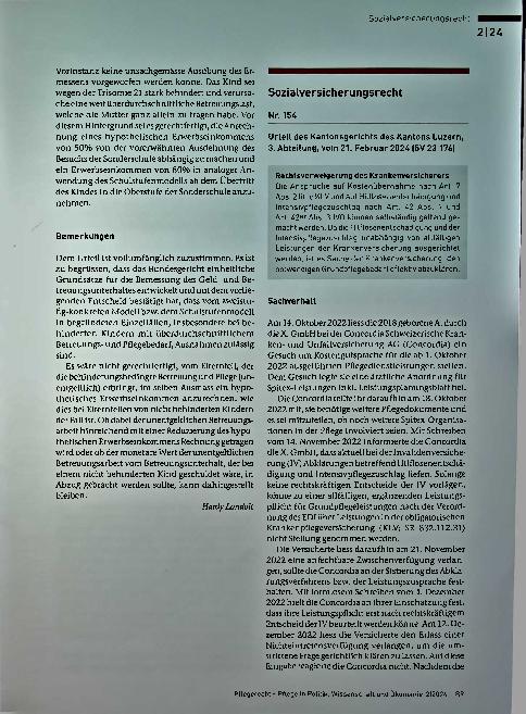 Vorschauseite 4: Rechtsprechung Sozialversicherungsrecht