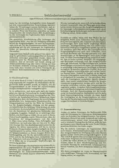 Vorschauseite 4: Der Anspruch auf Arbeitsassistenz im Spannungsfeld zu den zur Verfügung stehenden Mitteln der Ausgleichsabgabe.