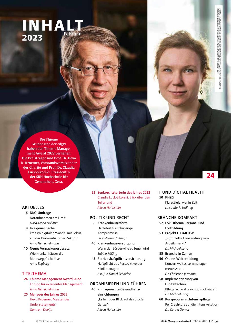 Vorschauseite 1: Februar 2023