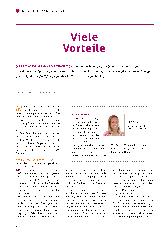 Vorschauseite 1: Viele Vorteile