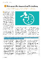 Vorschauseite 1: Kein genereller Anspruch auf Freistellung.