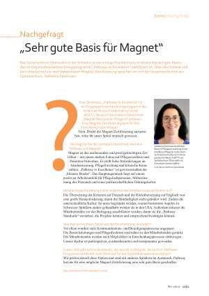 Vorschauseite 1: „Sehr gute Basis für Magnet“
