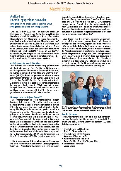 Vorschauseite 2: Nachrichten Community Health Nursing in Österreich