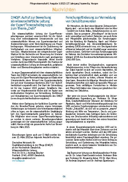 Vorschauseite 3: Nachrichten Community Health Nursing in Österreich