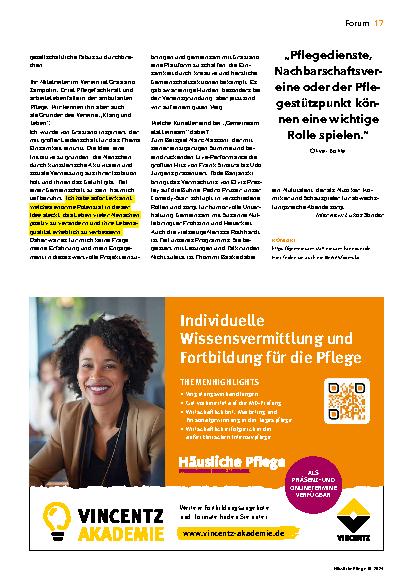Vorschauseite 2: "Einsamkeit ins Bewusstsein rücken"