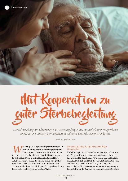 Vorschauseite 1: Mit Kooperation zu guter Sterbebegleitung