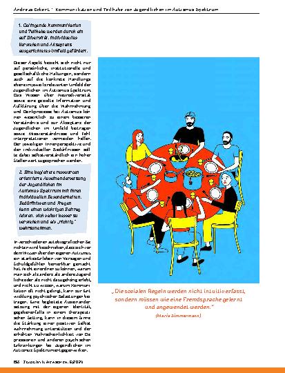 Vorschauseite 4: Kommunikation und Teilhabe von Jugendlichen im Autismus-Spektrum
