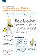 Vorschauseite 1: Funkgeräte und Medizinprodukte in Ex-Bereichen