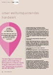 Vorschauseite 1: Unser weltumspannendes Handwerk