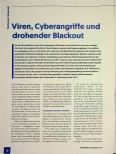 Vorschauseite 1: Viren, Cyberangriffe und drohender Blackout