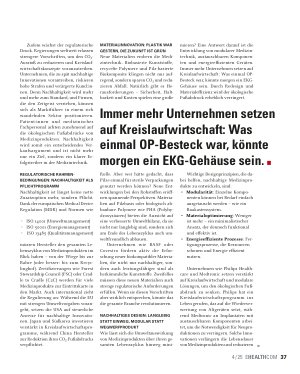 Vorschauseite 2: Medizintechnik im grünen Wandel: Gesundheit und Umwelt vereinen