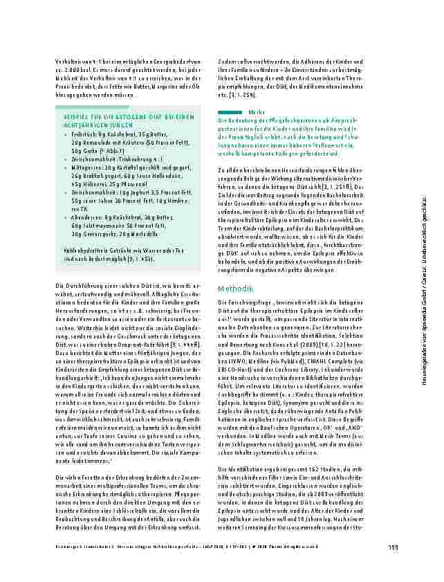 Vorschauseite 3: Was eine ketogene Diät bei therapierefraktärer Epilepsie bewirken kann.