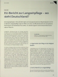 Vorschauseite 1: EU-Bericht zur Langzeitpflege - wo steht Deutschland?