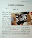 Vorschauseite 1: Datensicher konferieren und von zu Hause arbeiten