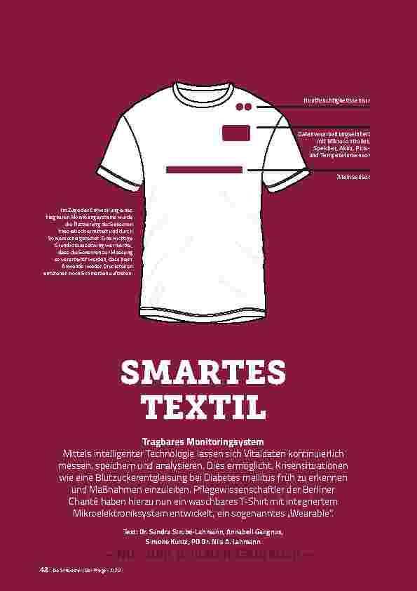 Vorschauseite 1: SMARTES TEXTIL Tragbares Monitoringsystem