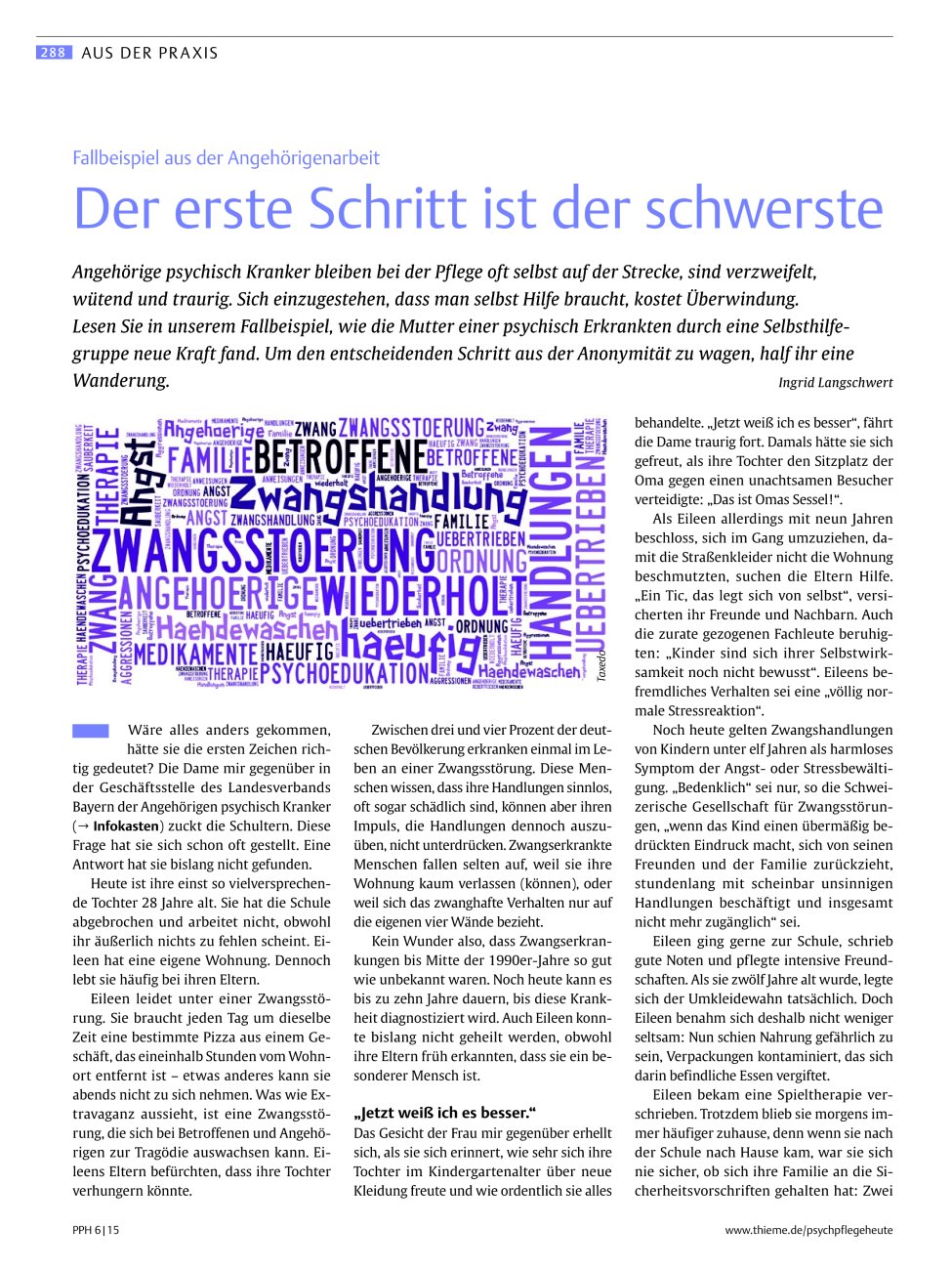Vorschauseite 1: Der erste Schritt ist der schwerste