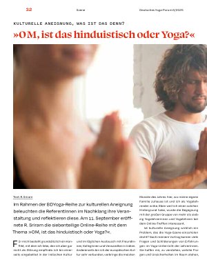 Vorschauseite 1: »OM, ist das hinduistisch oder Yoga? «